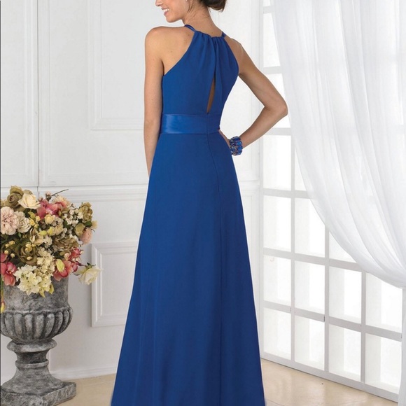 Christina Wu Grape Chiffon Long Evening Gown! - Picture 6 of 7